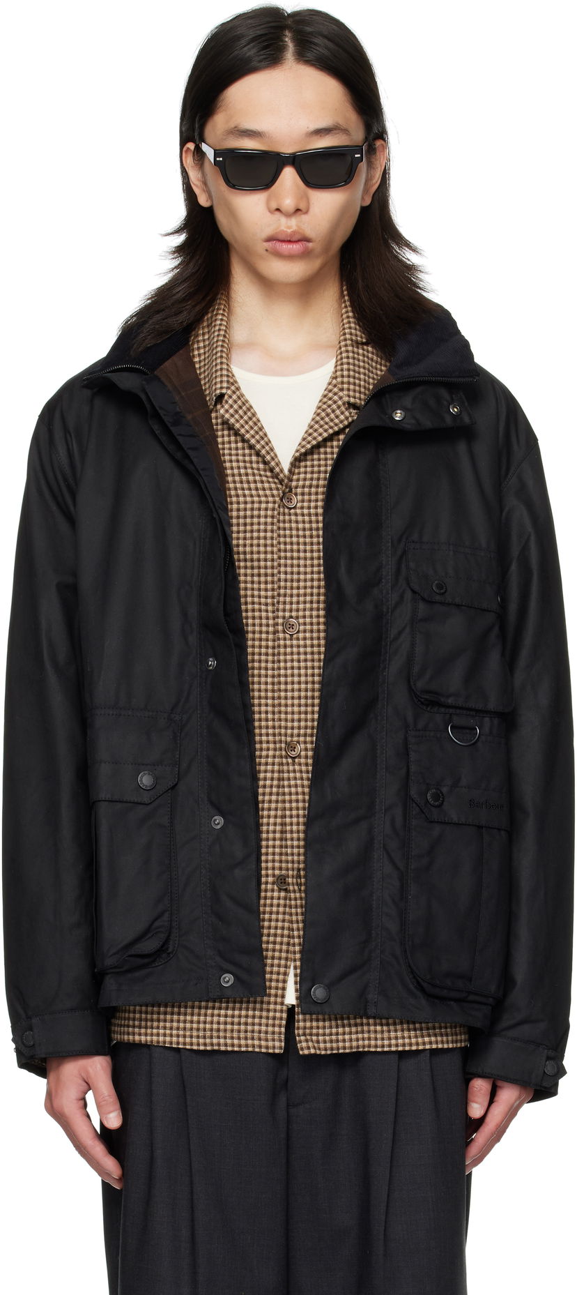 Jakna Barbour Re-Engineered Utility Bedale Waxed Jacket Crna | MWX2483BK71