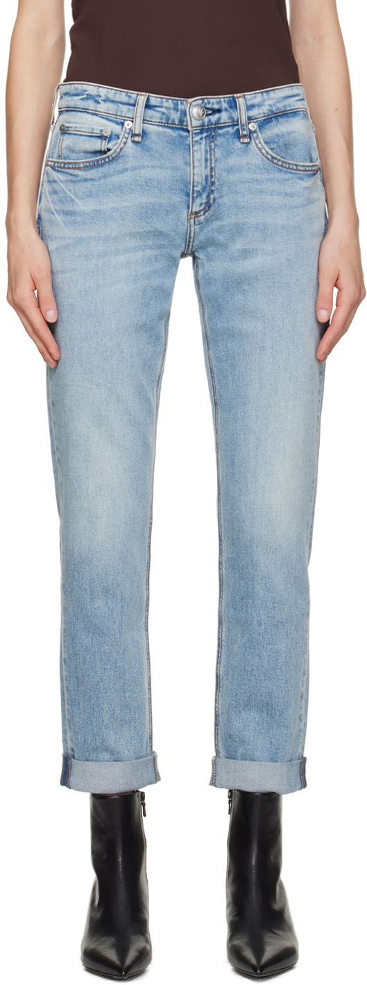 Jeans rag & bone Rag & Bone Dre Boyfriend Jeans Plava | WDD23H2678FUDA