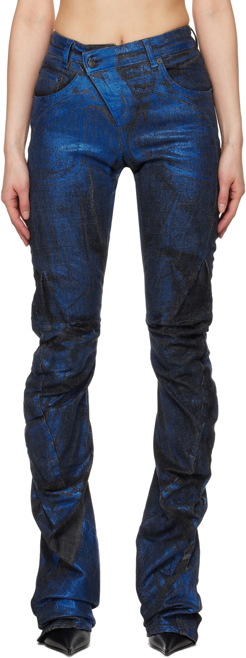 Jeans Ottolinger Ottolinger Drape Denim Jeans Plava | 117-17017E-21