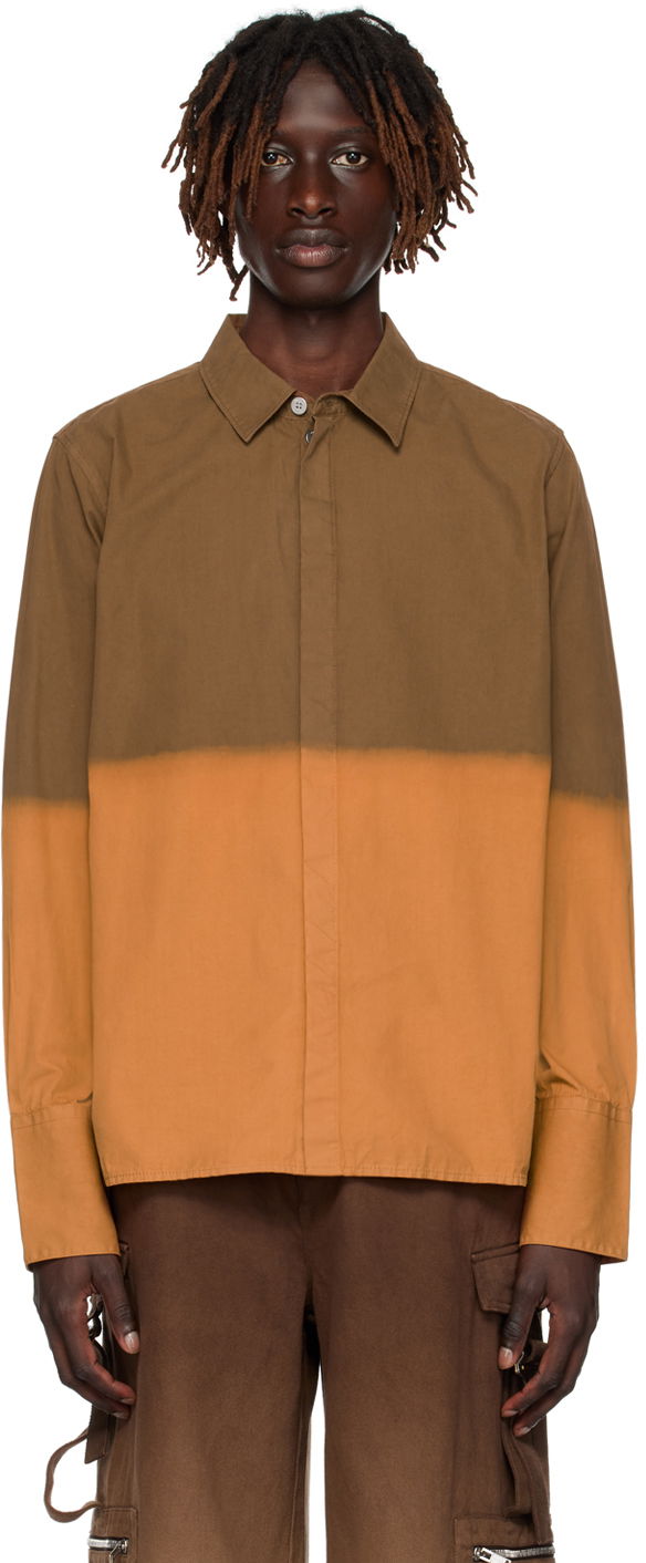 Košulja Dion Lee Sunfade Long Sleeve Shirt Narančasta | C5030R23