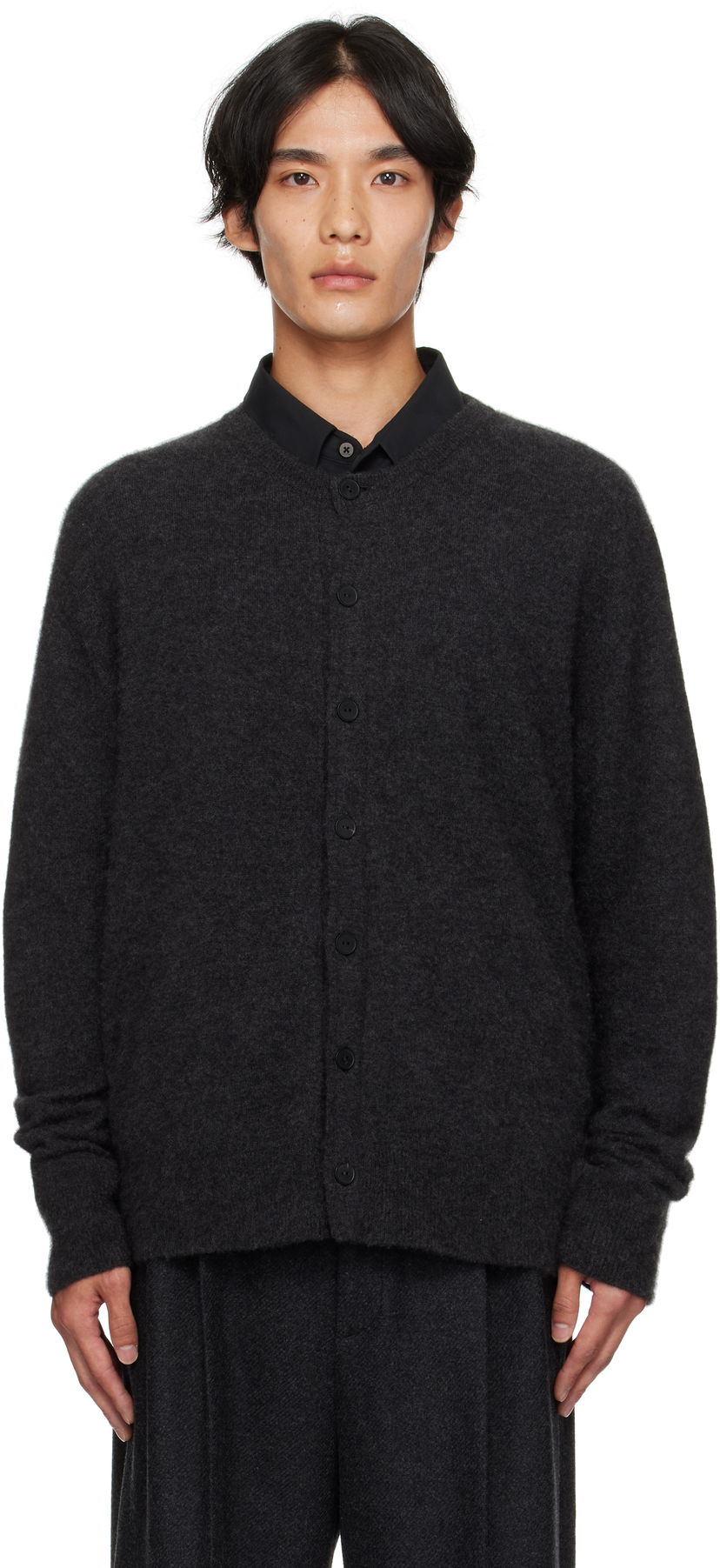 Džemper The Row The Row Danube Cardigan Siva | 1012-Y363