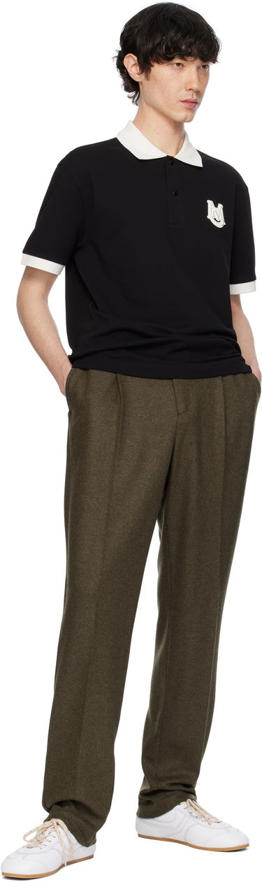 Polo majica Moncler Archivio Short Sleeve Polo Crna | K10918A0000589A16, 4