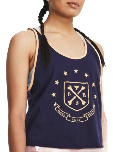 Majica bez rukava Under Armour Pjt Rck Q3 Arena Tank Tamnoplava | 1380185-410