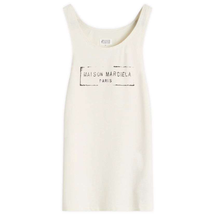 Majica bez rukava Maison Margiela Maison Margiela Logo Vest Top Bež | S51NL0048S24522103