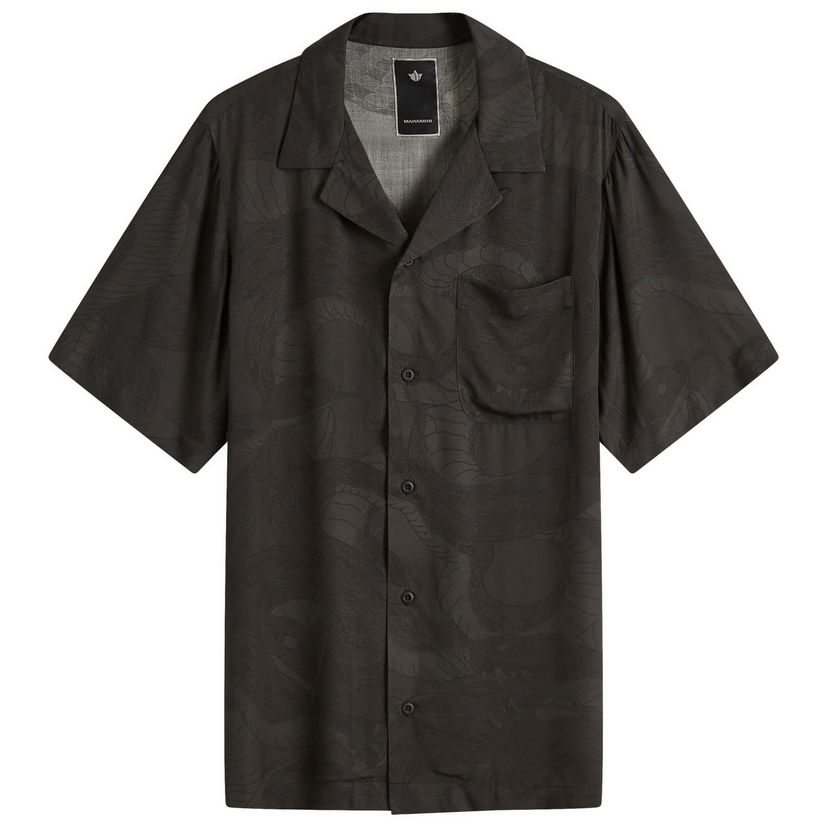 Košulja Maharishi Maharishi Snakeskin Vacation Shirt, Size Large Crna | 1480-BLK