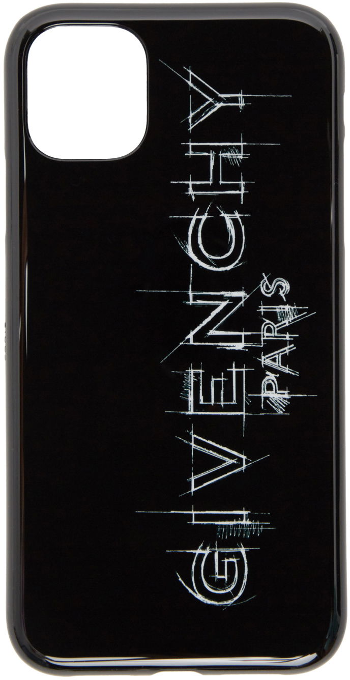 Gadget Givenchy Logo iPhone 11 Phone Case Crna | BK604QK117