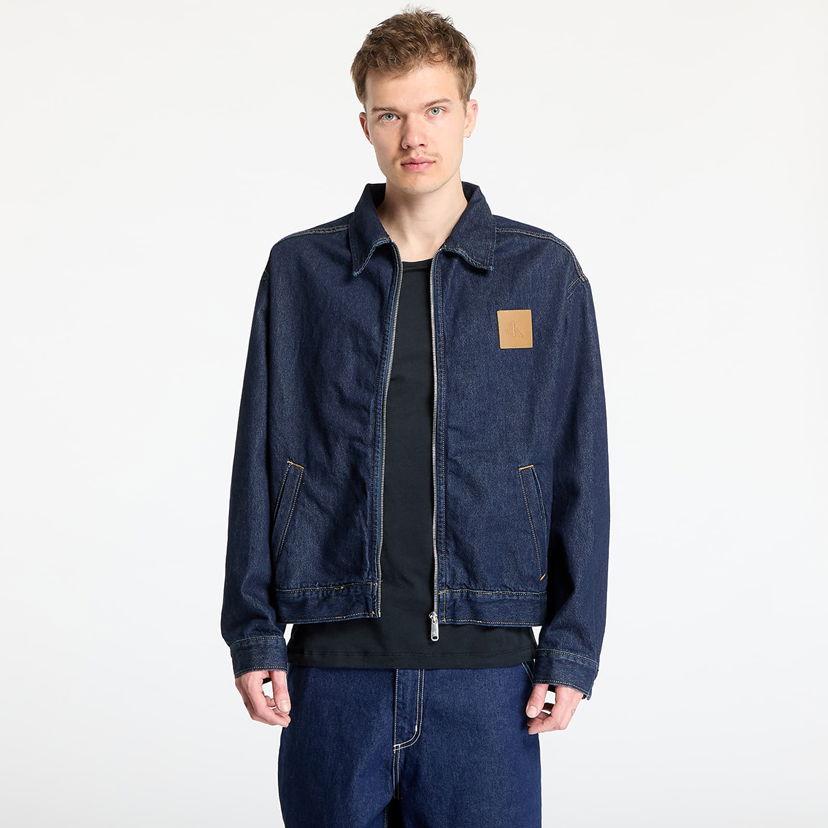 Jakna CALVIN KLEIN Calvin Klein Jeans Relaxed Zip Denim Jacket Plava | J30J327087 1AP