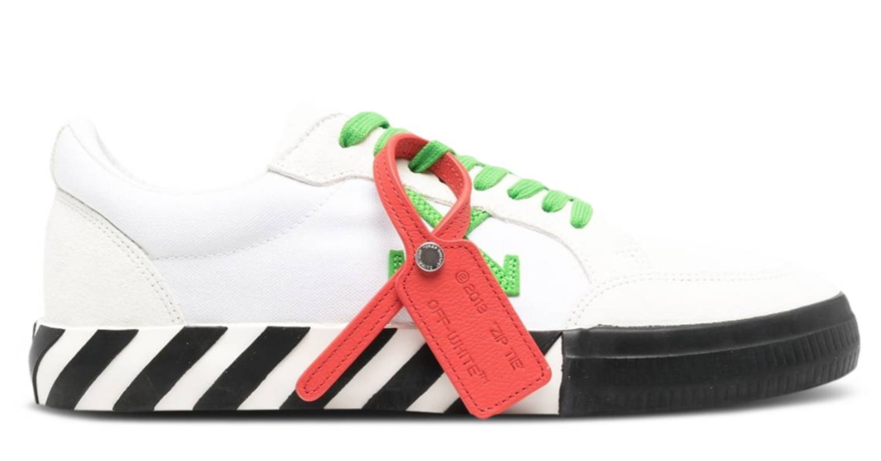 Tenisice i cipele Off-White Vulc Sneaker White Lime Green Bijela | OMIA085S23LEA0050155, 0