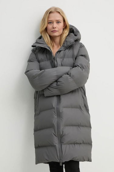 Pernata jakna Rains Long Puffer Down Jacket Siva | 15130.13, 4