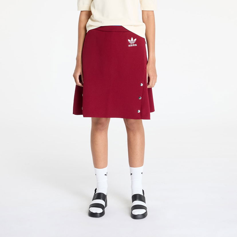 Suknja adidas Originals Wales Bonner x Knit Skirt Crvena | JL9588