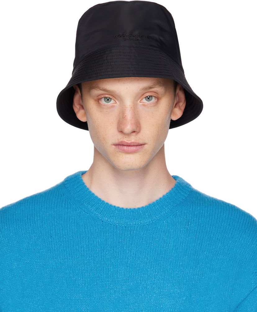 Šešir WOOYOUNGMI Nylon Bucket Hat Crna | W233AC53