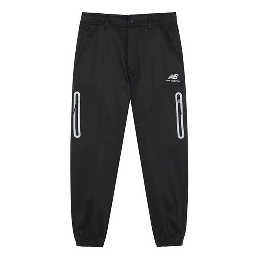 Cargo hlače New Balance Classic Logo Pants Crna | AMP14325-BK