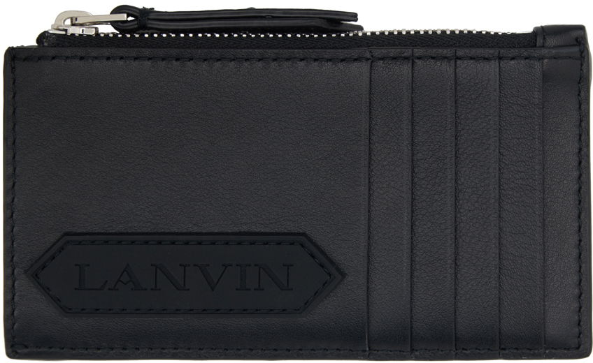 Novčanik LANVIN Zip Card Holder Crna | LM-SLSWZ3-TOPS-P24, 0