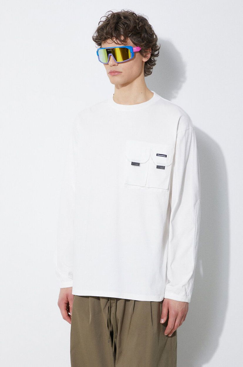 Majica kratkih rukava Manastash Manastash Armor Long Sleeve T-Shirt Bijela | 7924130002