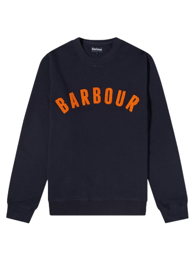 Dukserice Barbour Prep Logo Crew Sweat Tamnoplava | MOL0101NY91