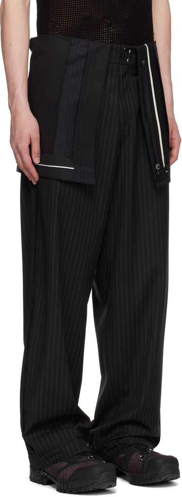Hlače Andersson Bell Inside Out Stripe Trousers Crna | apa813m, 1