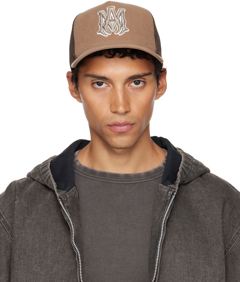Kapa AMIRI AMIRI MA Outline Trucker Cap Smeđa | AMHATR1040