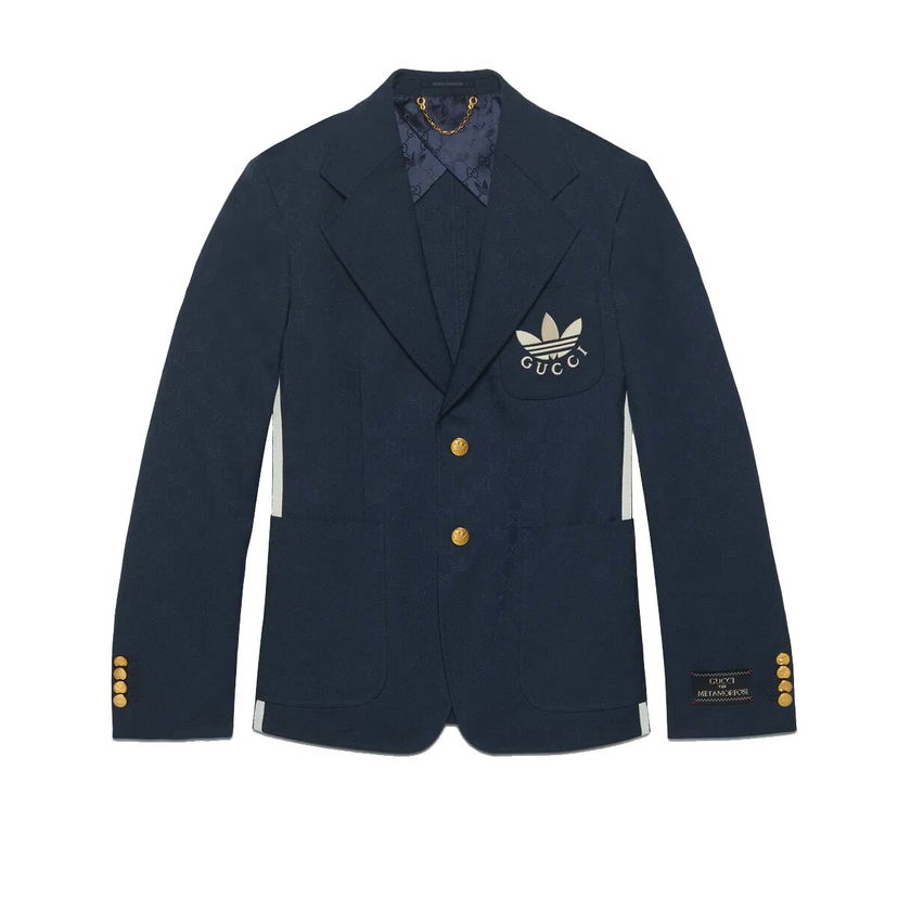 Jakna Gucci adidas x Polyester Formal Jacket Dark Blue Tamnoplava | ‎720968 ZAKQK 4433