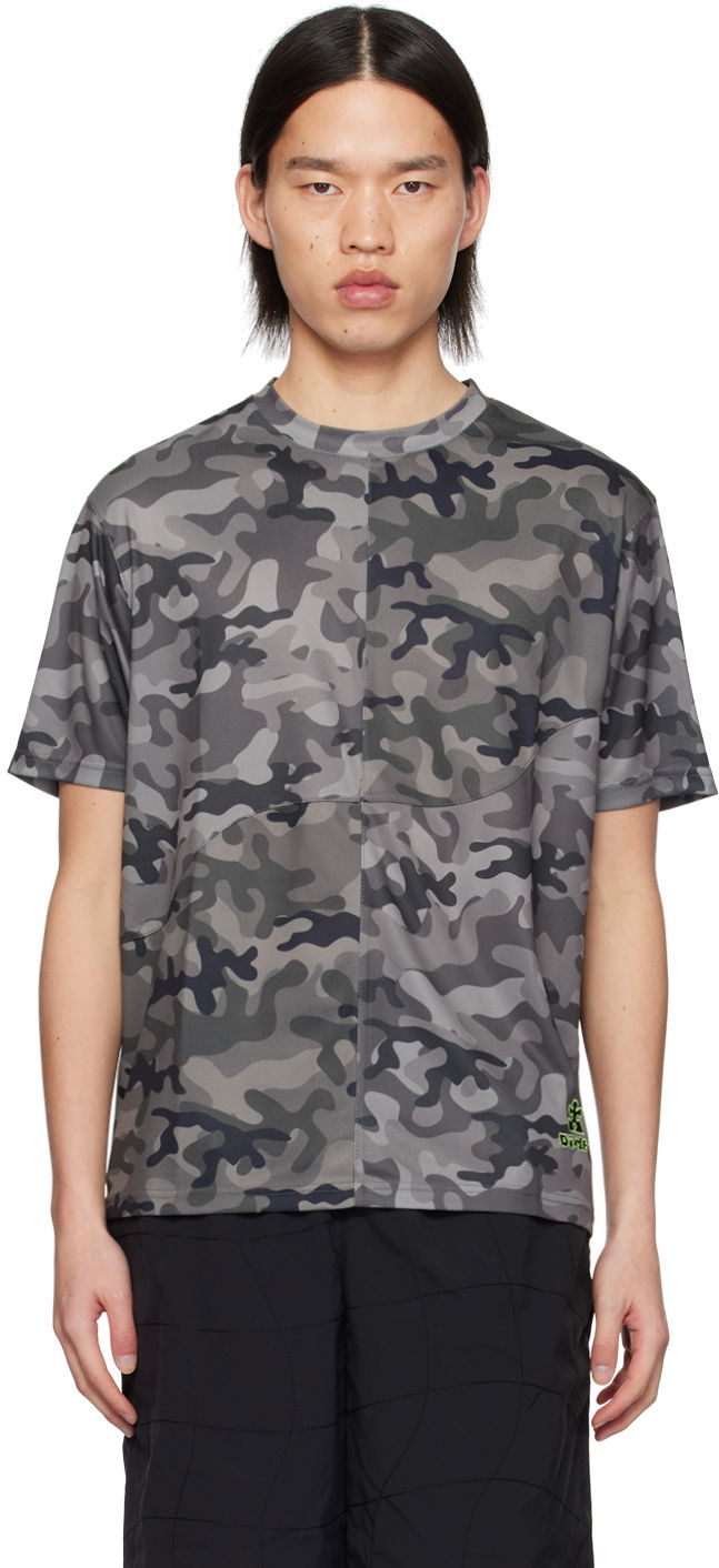 Majica kratkih rukava Dime Gray Camo T-Shirt Siva | DIMESP249CHR