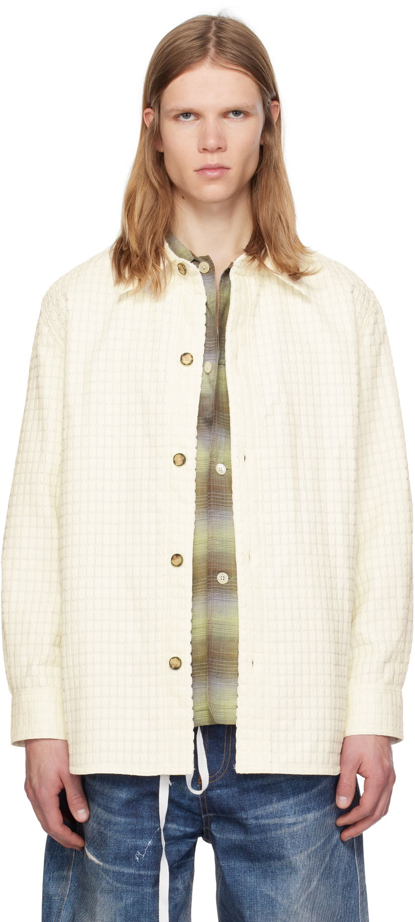 Košulja Andersson Bell Long Sleeve Shirt Bijela | atb1134m