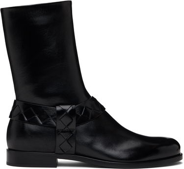 Odjeća Bottega Veneta Bottega Veneta Achille Leather Boots Crna | 816615V3H901000, 0