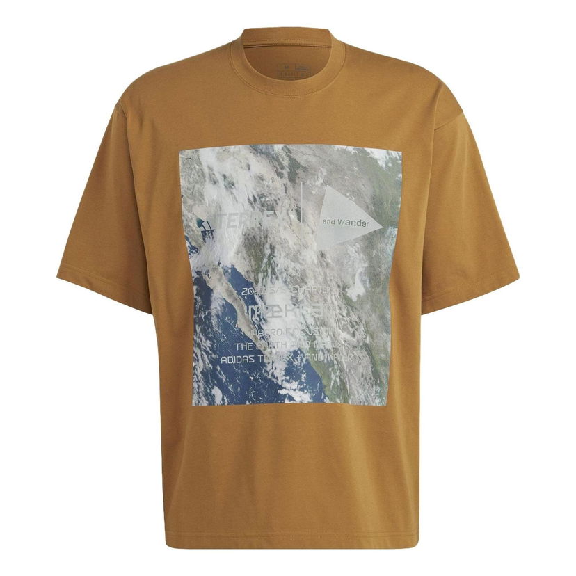 Majica kratkih rukava adidas Performance Terrex Graphic T-Shirt Smeđa | HR7142