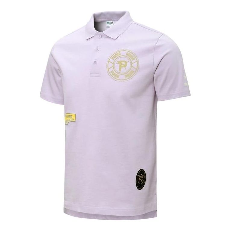 Polo majica Puma Mix Badge Polo Shirt Ljubičasta | 537039-17