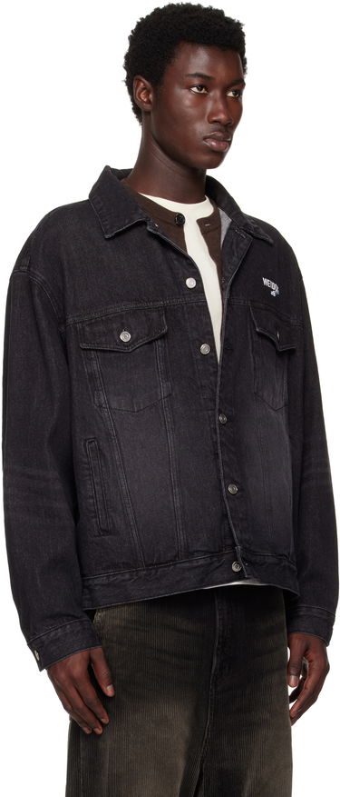 Jakna We11done We11done 1506 Trucker Denim Jacket Crna | WD-DJ1-23-913-U-BK, 4
