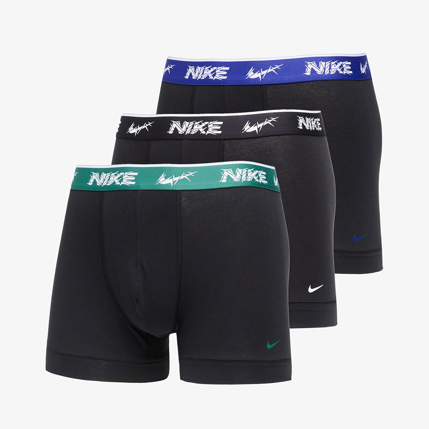 Bokserice Nike DRI-FIT Everyday Cotton Stretch Trunk 3-Pack Black Crna | 0000KE1008-EYC, 0