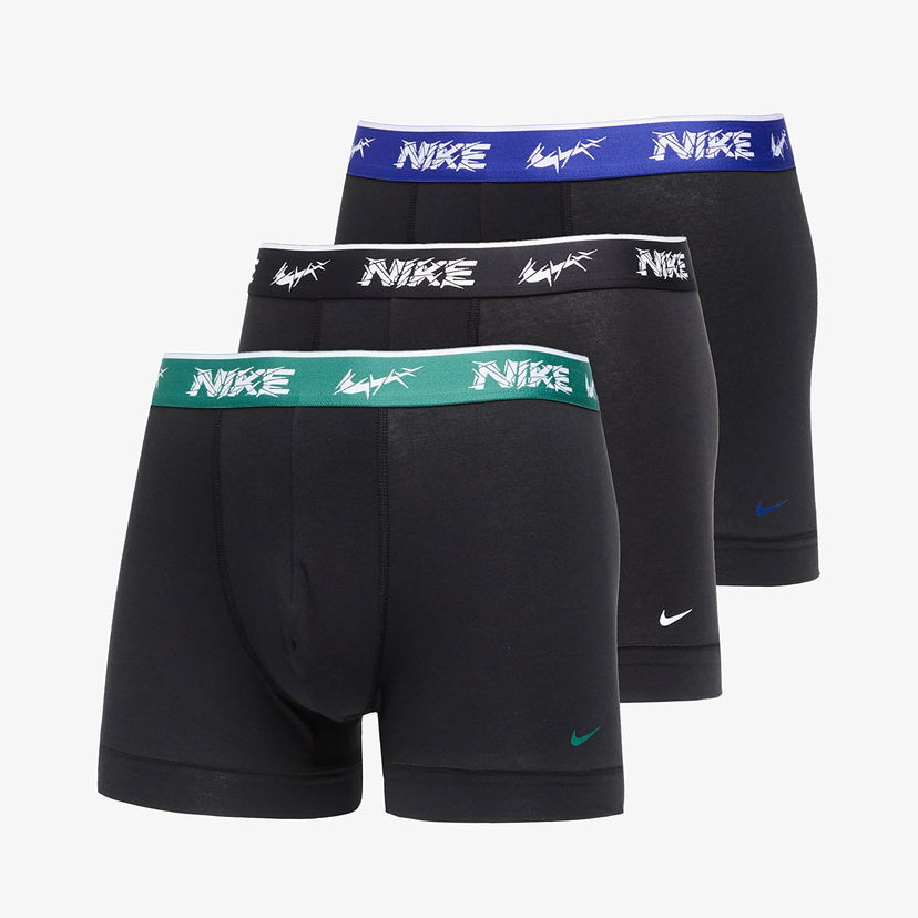 Bokserice Nike DRI-FIT Everyday Cotton Stretch Trunk 3-Pack Black Crna | 0000KE1008-EYC