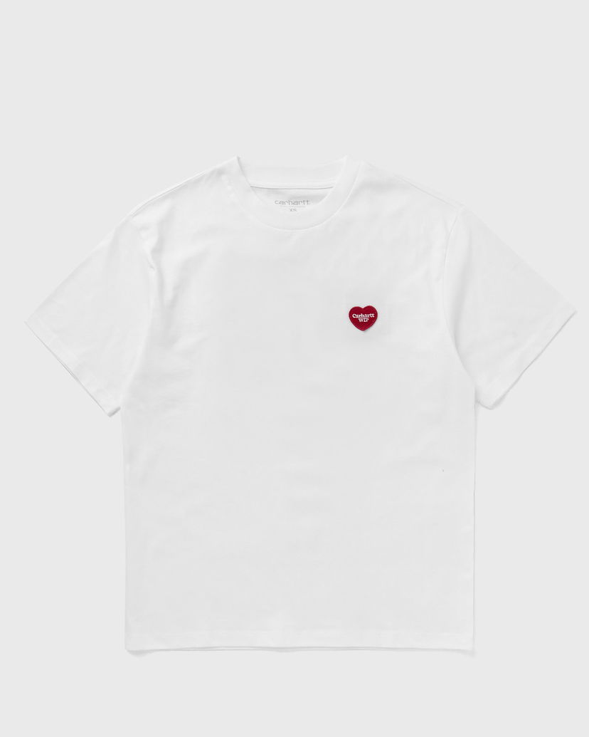 Majica kratkih rukava Carhartt WIP Short Sleeve Heart Patch T-Shirt Bijela | I032318-1WZ.XX