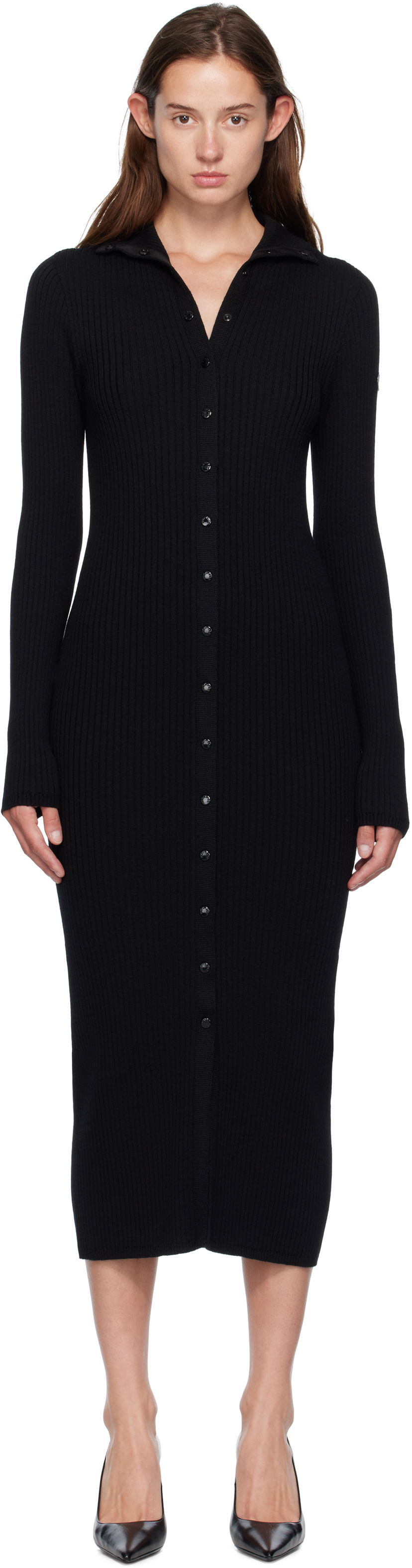 Haljina Moncler EE72 Maxi Dress Crna | K24039L00001M1131