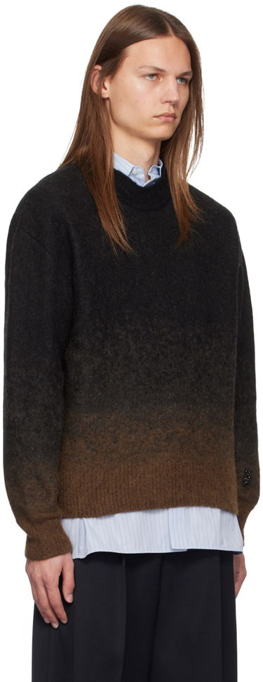 Džemper Simone Rocha Simone Rocha Relaxed Gradient Sweater Smeđa | MIMK4MB 0657, 1