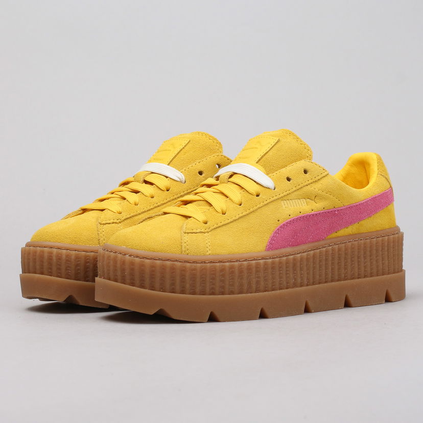 Tenisice i cipele Puma Cleated CreeperSuede Wn's lemon - carmine - vanilla ice Narančasta | 366268 03