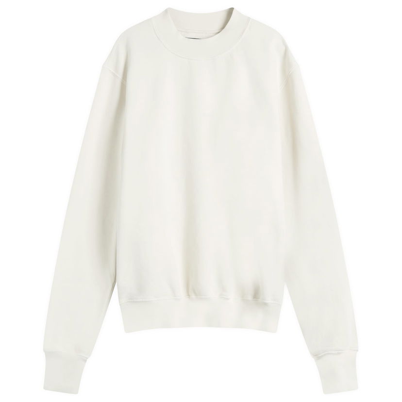 Dukserice LES TIEN Heavyweight Banded Mock Neck Polo Bijela | CF-1100-IVR