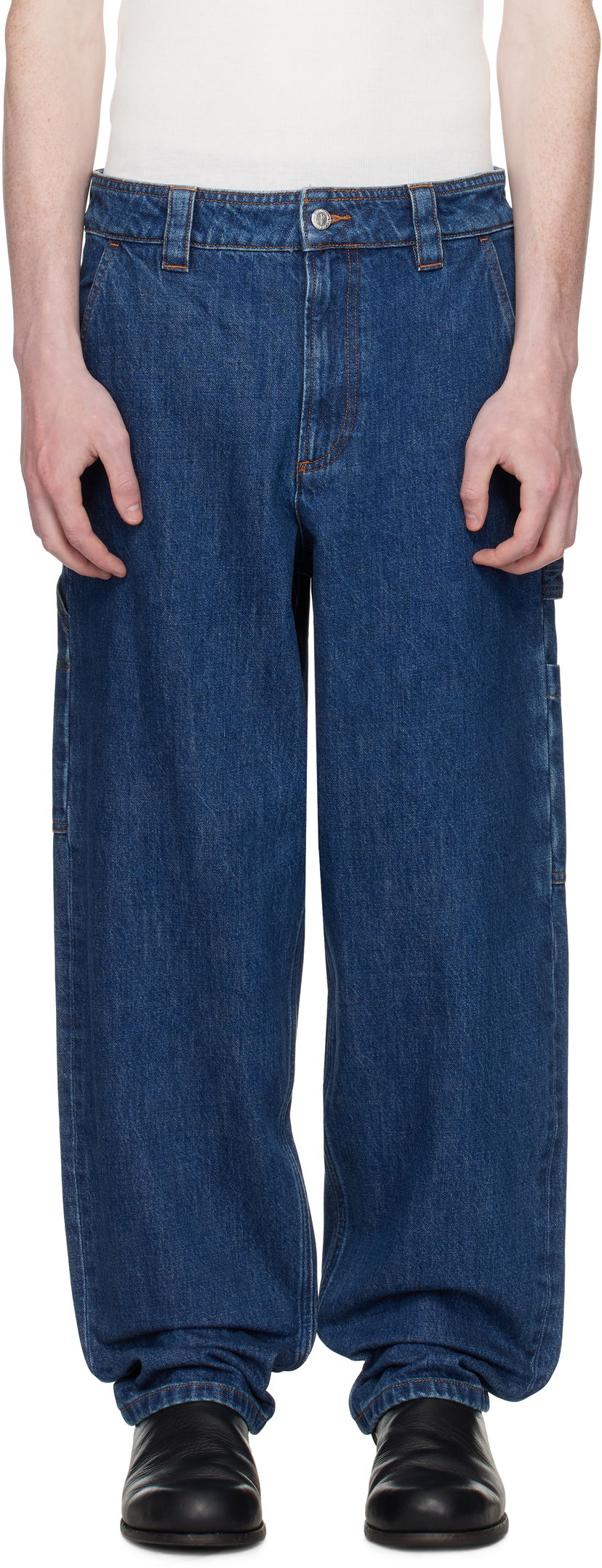Jeans A.P.C. A.P.C. Fergus Loose Fit Jeans Plava | COHJK-M08500