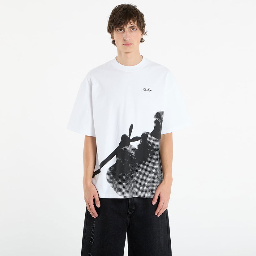 Majica kratkih rukava Footshop Playboy x FTSHP Straw T-Shirt UNISEX White Bijela | FTSHP_530