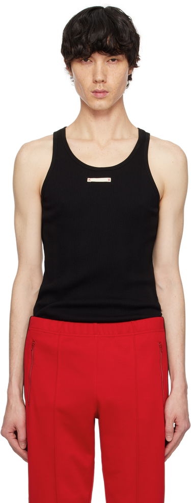Majica bez rukava Maison Margiela Maison Margiela Ribbed Tank Top Crna | S50NL0049 M20060, 0