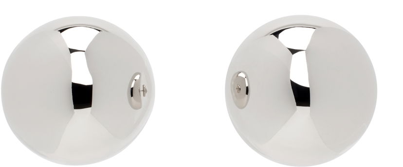 Naušnice Givenchy Givenchy Curve Earrings Metalik | BF112DF003040