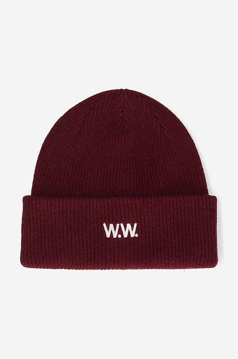 Kapica WOOD WOOD Beanie Crvena | 12230811.9969