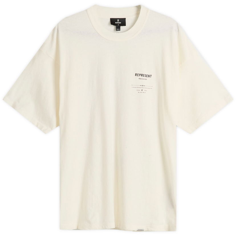 Majica kratkih rukava Represent Clo Revere Manor T-Shirt, Size X-Small Bijela | MLM100286-27