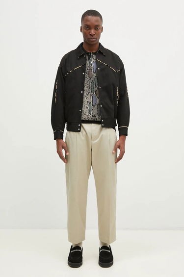 Polo majica WACKO MARIA Knit Polo Siva | 24FW-WMK-KN14, 4