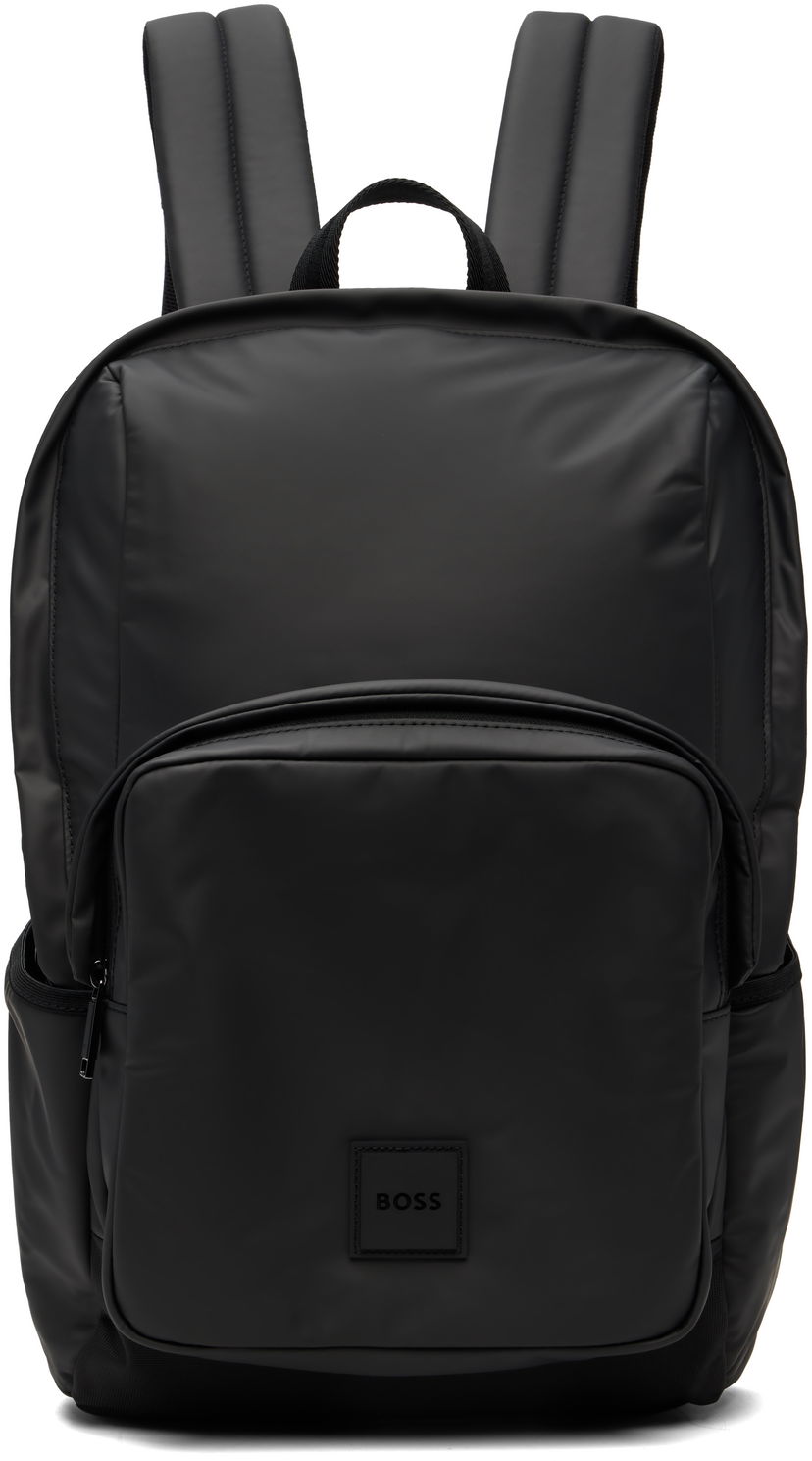 Ruksak BOSS Coated Canvas Logo Backpack by BOSS Crna | 50548160
