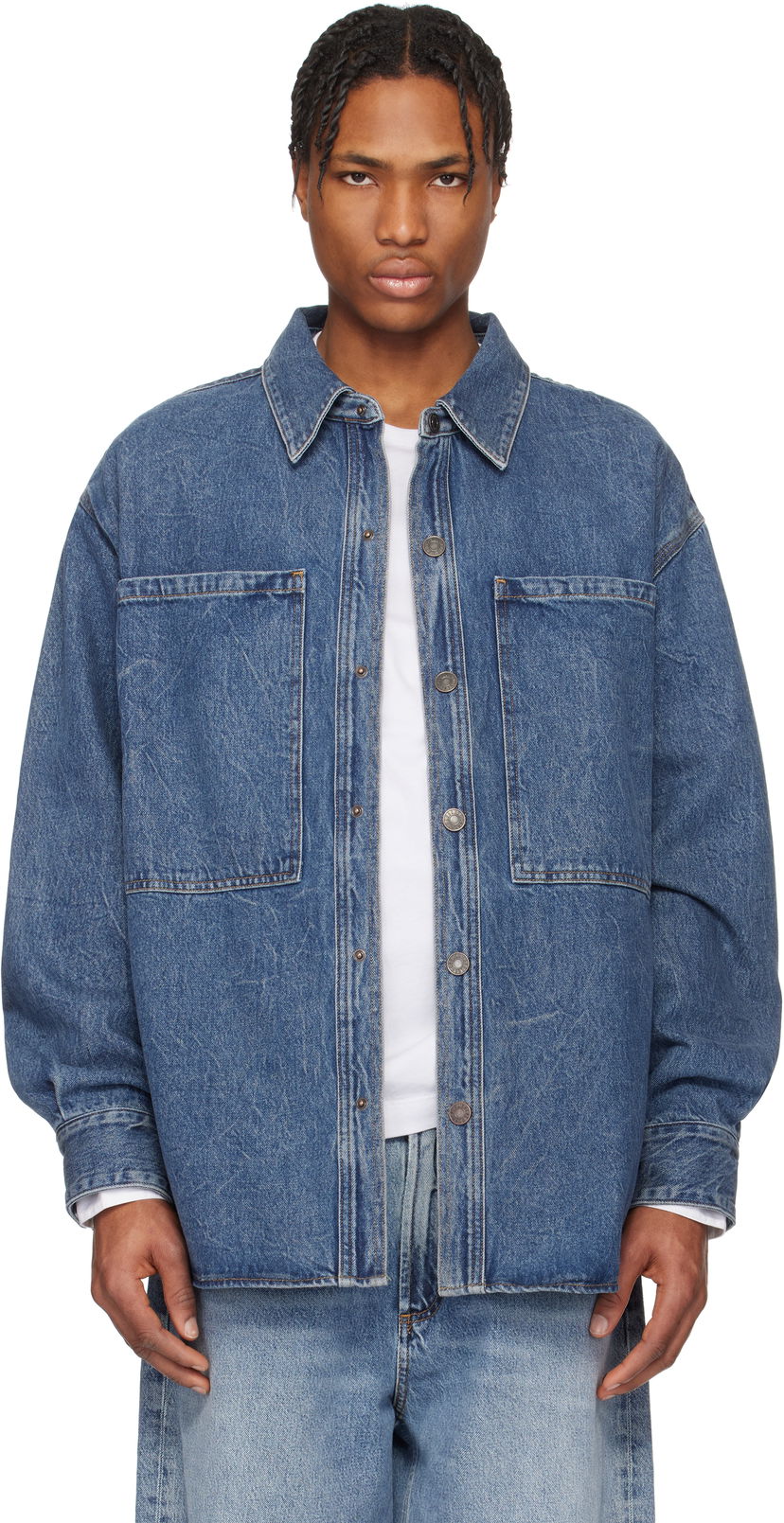 Košulja AGOLDE AGOLDE Atticus Denim Jacket Plava | A4031-1206