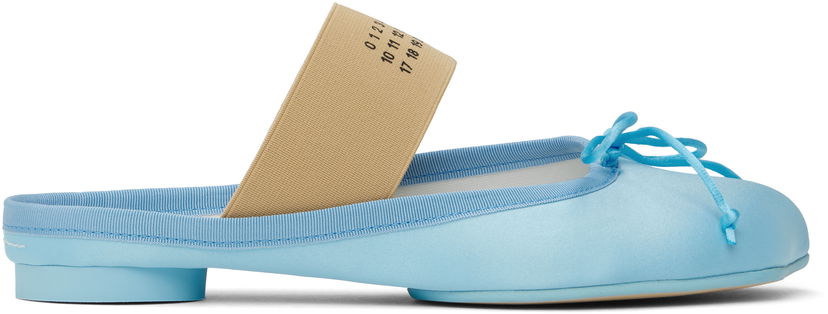 Tenisice i cipele Maison Margiela MM6 Maison Margiela Satin Ballerina Mules Plava | S59WX0074 P5560