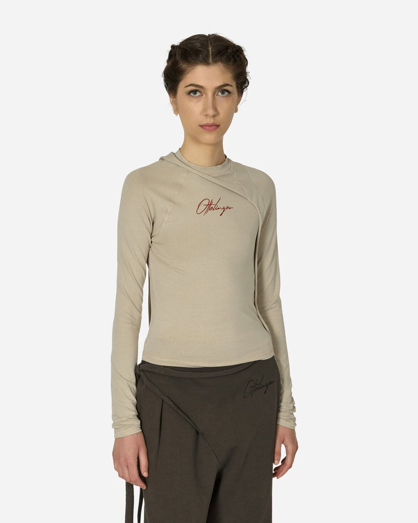 Majica kratkih rukava Ottolinger Ottolinger Deconstructed Fitted Longsleeve Top Bež | 1150105121 BEI