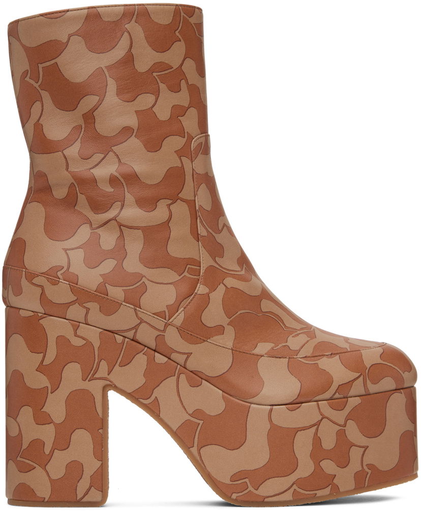 Haljina Dries Van Noten Dries Van Noten Platform Ankle Boots Narančasta | WS241-257-553