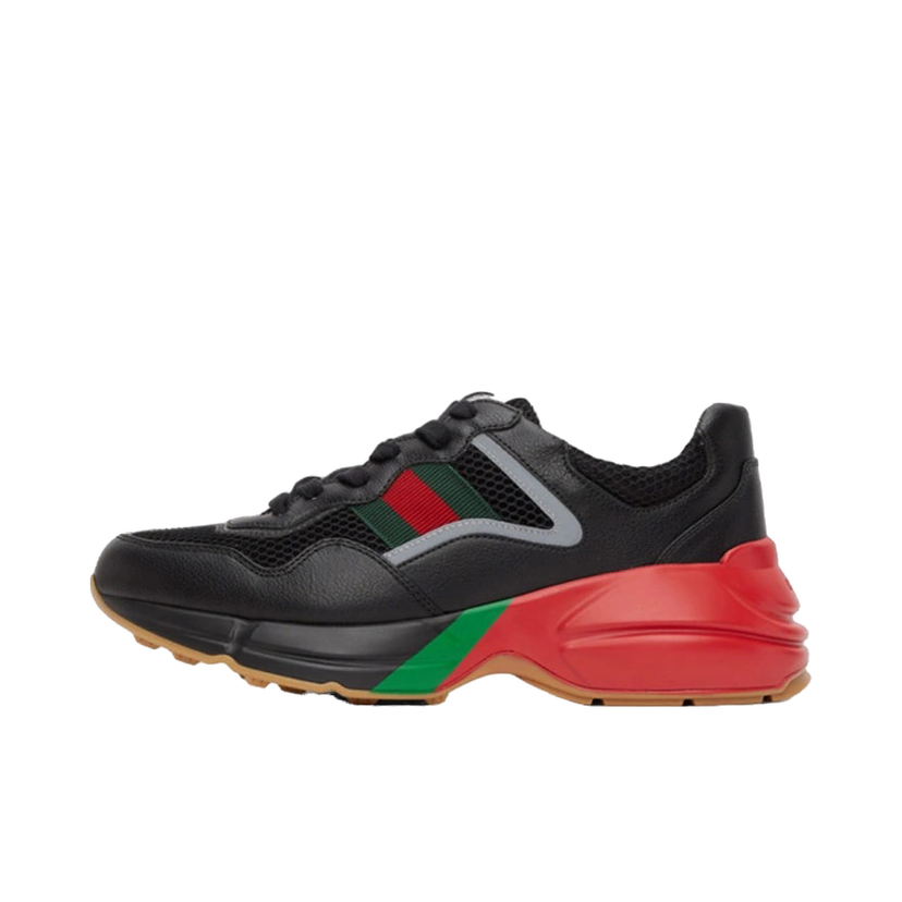 Tenisice i cipele Gucci Rhyton Sneaker Black Red Green Crna | 6434912H0401093