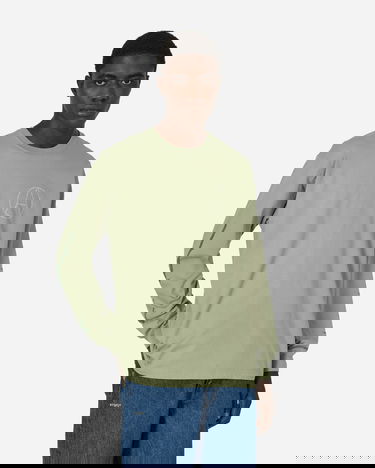 Majica kratkih rukava Neighborhood LS-1 Longsleeve T-Shirt Sage Green Zelena | 241PCNH-LT13 SG, 0