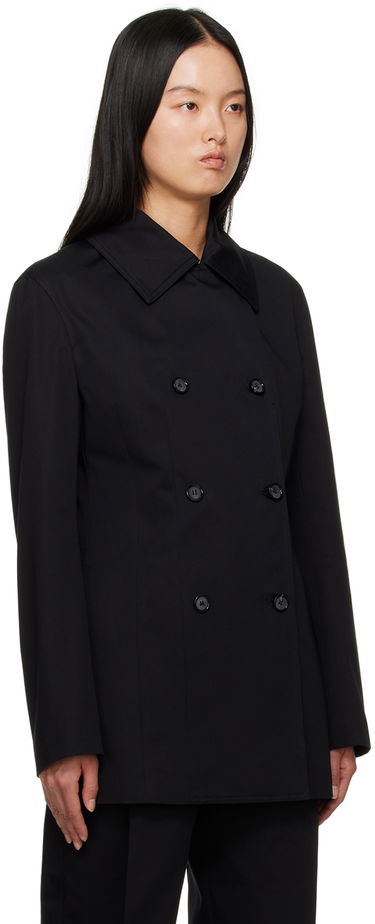 Jakna TOTEME Double-Breasted Blazer Crna | 233-1048-261, 1
